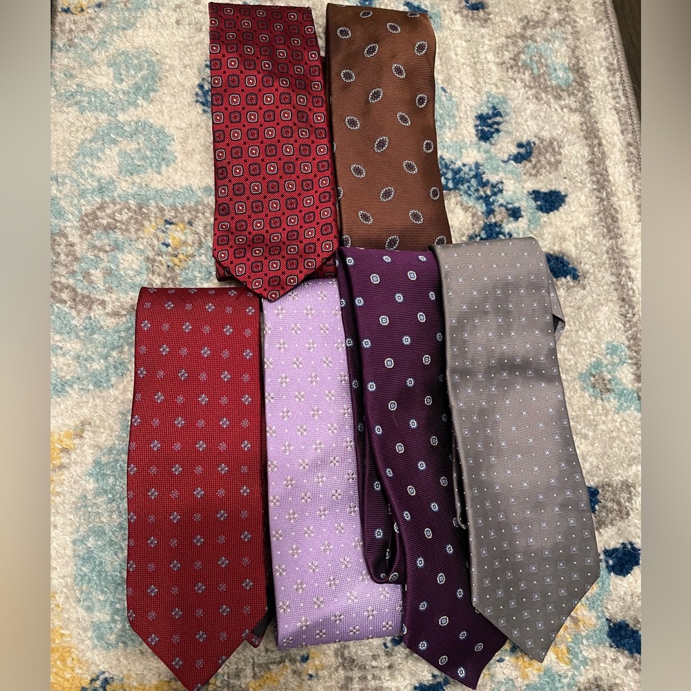 7 Brooks Brothers ties. All perfect condition
